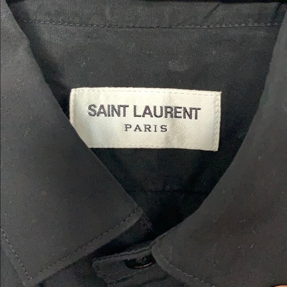 Saint Laurent Women’s Black Button Down Shirt - Picture 4 of 7